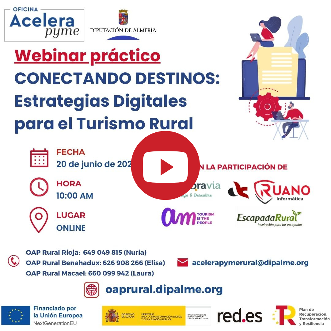 Webinar completo: CONECTANDO DESTINOS: Estrategias Digitales para el Turismo Rural
